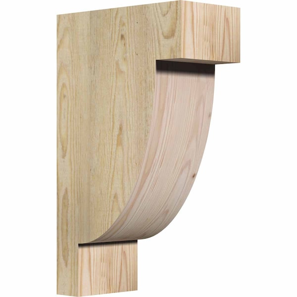 Ekena Millwork Alpine Rough Sawn Corbel, Douglas Fir, 6"W x 12"D x 20"H COR06X12X20ALP00RDF - main